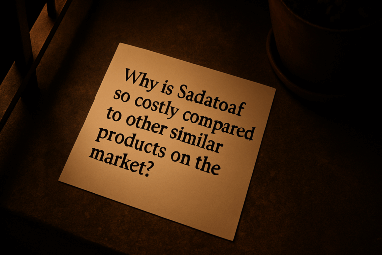 why sadatoaf expensive